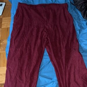 Men's Burgundy Pants